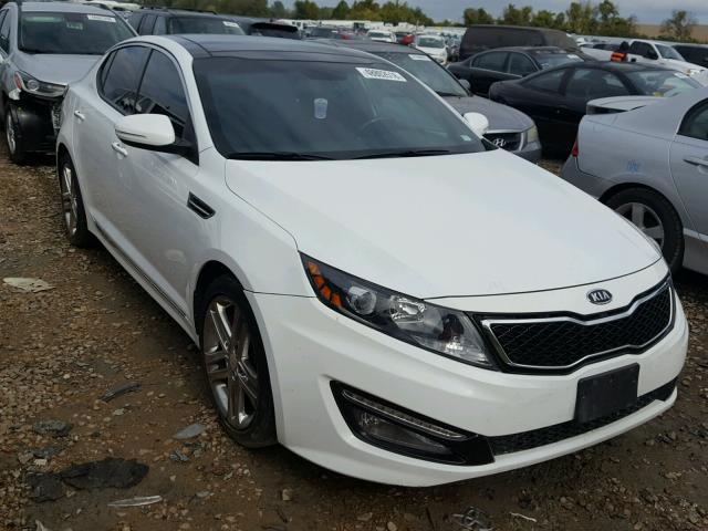 5XXGR4A68DG144091 - 2013 KIA OPTIMA SX WHITE photo 1