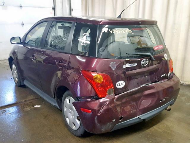 JTKKT624550098946 - 2005 TOYOTA SCION XA BURGUNDY photo 3