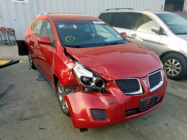 5Y2SP67009Z455601 - 2009 PONTIAC VIBE RED photo 1