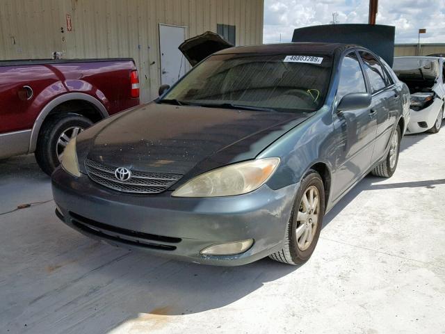 4T1BF32K34U076667 - 2004 TOYOTA CAMRY LE GREEN photo 2