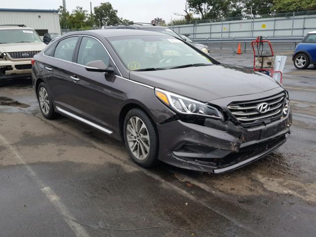 5NPE34AF1GH424310 - 2016 HYUNDAI SONATA SPO BROWN photo 1