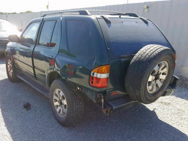 4S6CM58W7W4413383 - 1998 HONDA PASSPORT E 绿色 照片 9