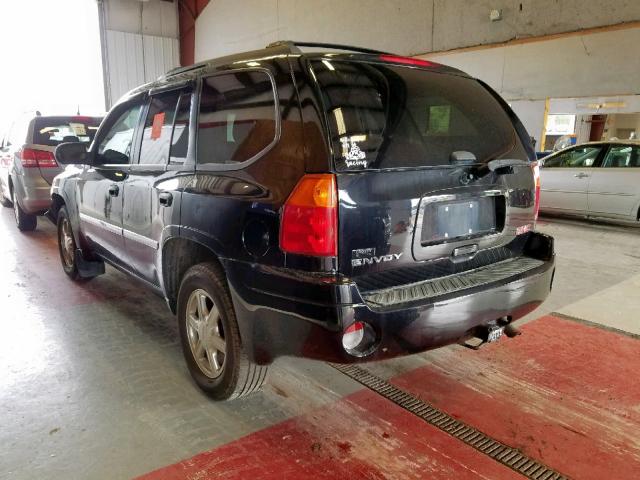 1GKDT13S882183602 - 2008 GMC ENVOY BLACK photo 3