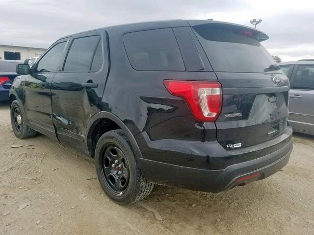 1FM5K8AR7GGA04409 - 2016 FORD EXPLORER P BLACK photo 3