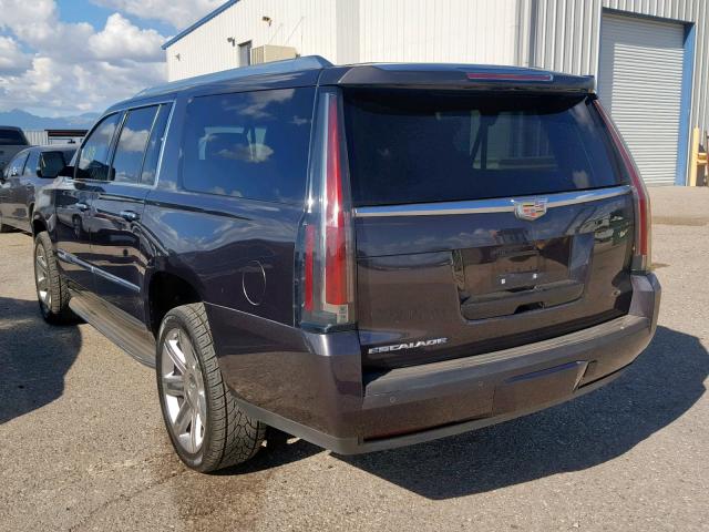 1GYS4SKJ4FR667487 - 2015 CADILLAC ESCALADE E CHARCOAL photo 3