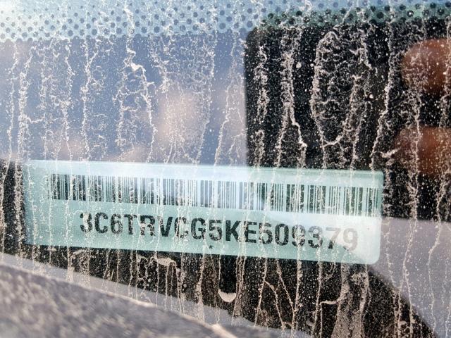 3C6TRVCG5KE509379 - 2019 RAM PROMASTER 白色 照片 10