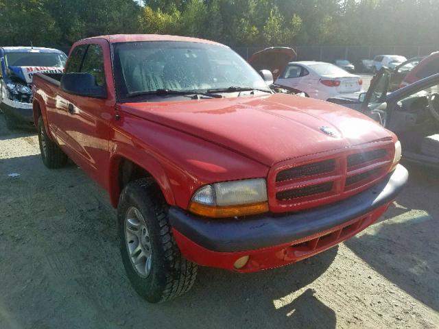 1B7GG22N51S186798 - 2001 DODGE DAKOTA RED photo 1