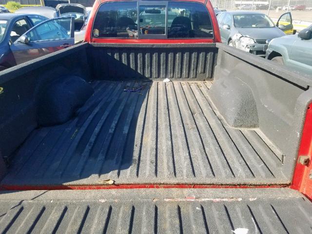 1B7GG22N51S186798 - 2001 DODGE DAKOTA RED photo 6