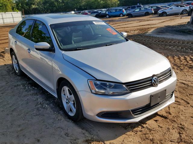 3VWLL7AJ2DM420704 - 2013 VOLKSWAGEN JETTA TDI SILVER photo 1