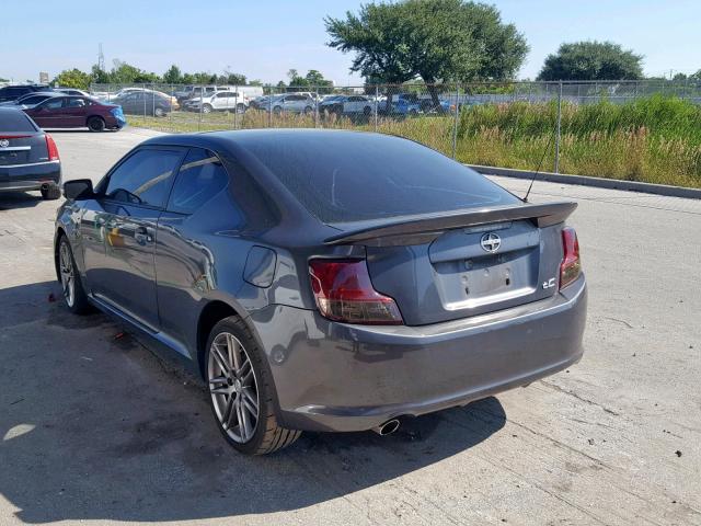 JTKJF5C76C3025960 - 2012 TOYOTA SCION TC ნაცრისფერი ფოტო 3