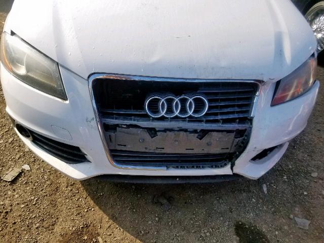 WAUHE78P49A103070 - 2009 AUDI A3 2.0T WHITE photo 9