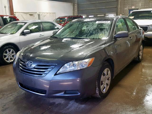 4T4BE46K88R011778 - 2008 TOYOTA CAMRY CE GRAY photo 2