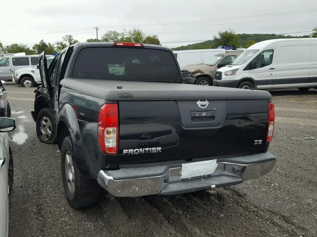 1N6AD07U38C423602 - 2008 NISSAN FRONTIER C BLACK photo 3