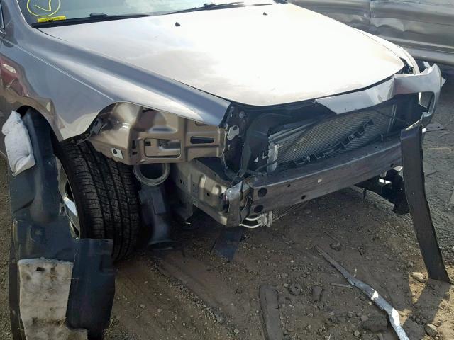 1G1ZC5EB9AF301881 - 2010 CHEVROLET MALIBU 1LT BEIGE photo 9