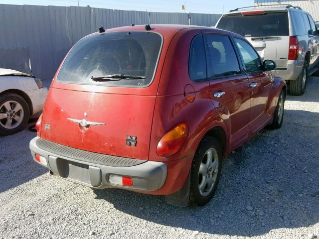 3C8FY68B42T218491 - 2002 CHRYSLER PT CRUISER RED photo 4