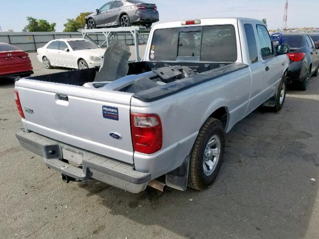 1FTYR44E32PA44977 - 2002 FORD RANGER SUP SILVER photo 4