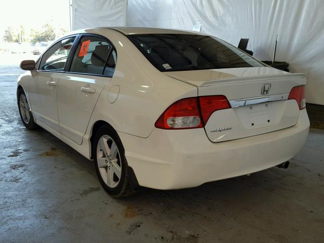 2HGFA1F65AH532819 - 2010 HONDA CIVIC WHITE photo 3