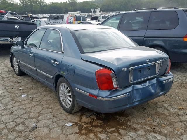 KMHFU45E35A392141 - 2005 HYUNDAI XG 350 TEAL photo 3