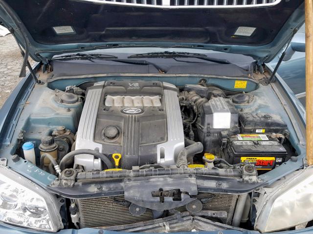 KMHFU45E35A392141 - 2005 HYUNDAI XG 350 TEAL photo 7