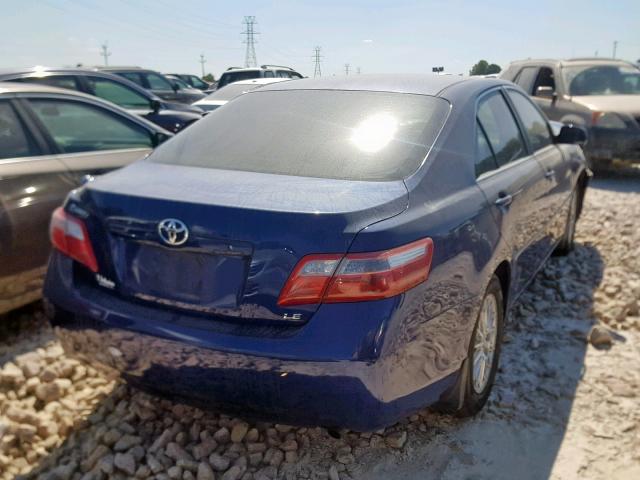 4T1BE46K97U104883 - 2007 TOYOTA CAMRY NEW BLUE photo 4