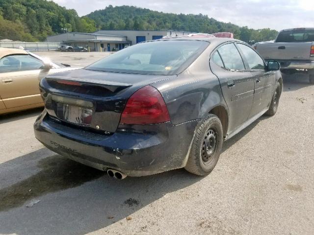 2G2WP522041341639 - 2004 PONTIAC GRAND PRIX BLACK photo 4