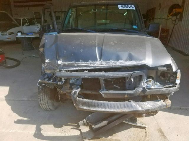 1FTYR10D27PA75172 - 2007 FORD RANGER GRAY photo 9