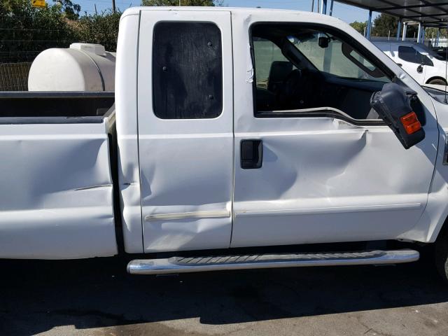 1FTSX2BR7AEA37014 - 2010 FORD F250 SUPER WHITE photo 9