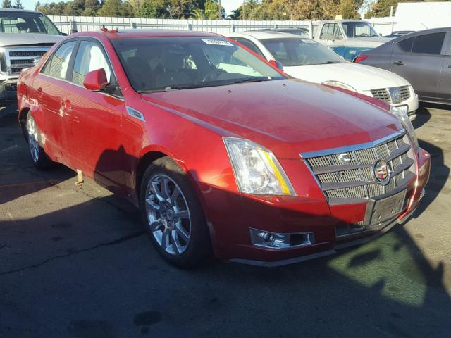 1G6DV57V990107470 - 2009 CADILLAC CTS HI FEA BURGUNDY photo 1