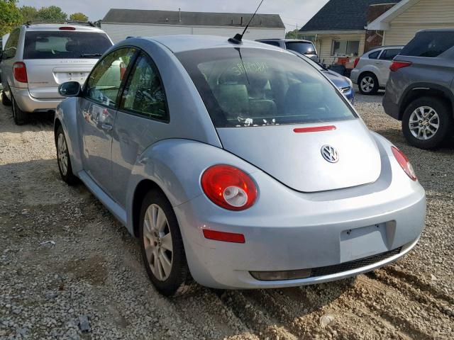 3VWRW31C99M505591 - 2009 VOLKSWAGEN NEW BEETLE ლურჯი ფოტო 3