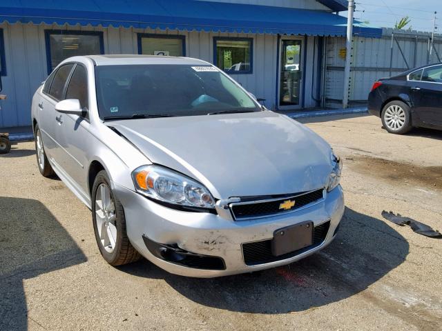 2G1WC5E34D1100008 - 2013 CHEVROLET IMPALA LTZ SILVER photo 1