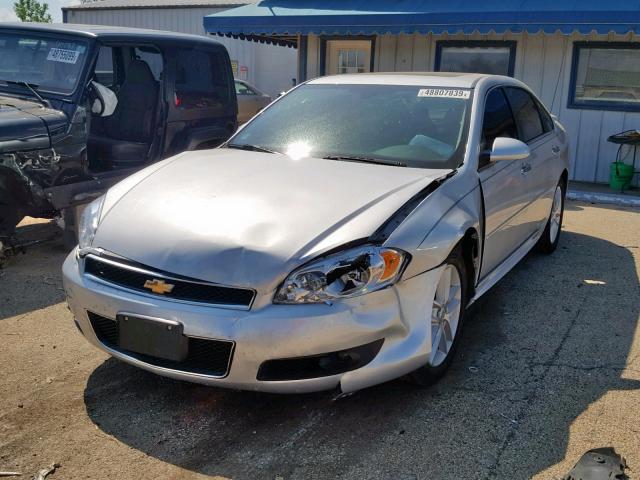 2G1WC5E34D1100008 - 2013 CHEVROLET IMPALA LTZ SILVER photo 2