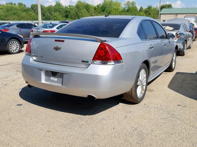 2G1WC5E34D1100008 - 2013 CHEVROLET IMPALA LTZ SILVER photo 4