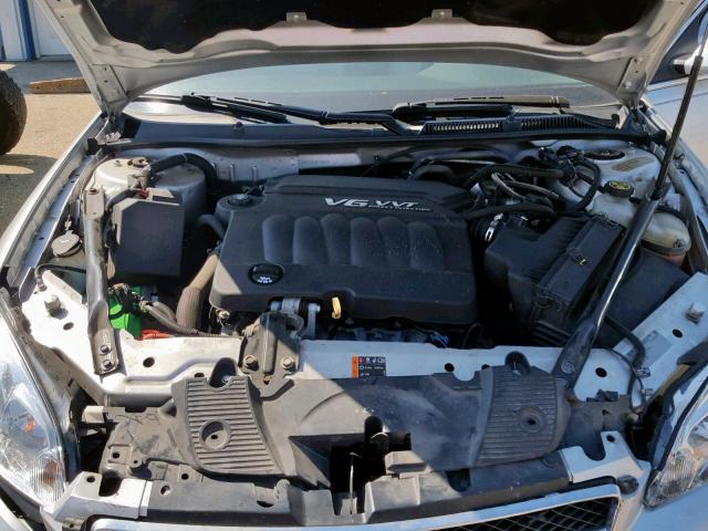 2G1WC5E34D1100008 - 2013 CHEVROLET IMPALA LTZ SILVER photo 7