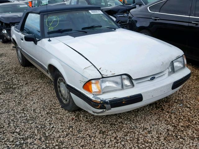 1FABP44A7KF168805 - 1989 FORD MUSTANG LX WHITE photo 1