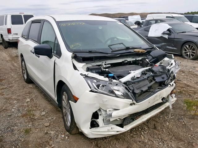 5FNRL6H23KB082513 - 2019 HONDA ODYSSEY LX WHITE photo 1