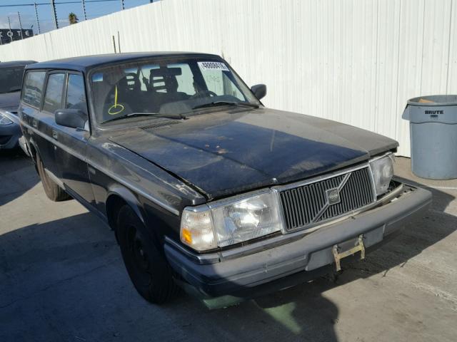 YV1AW8800P1939430 - 1993 VOLVO 240 BLACK photo 1