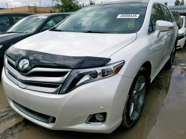 4T3BK3BB9GU124602 - 2016 TOYOTA VENZA XLE WHITE photo 2