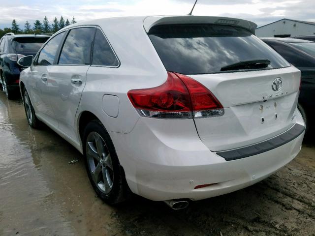 4T3BK3BB9GU124602 - 2016 TOYOTA VENZA XLE WHITE photo 3