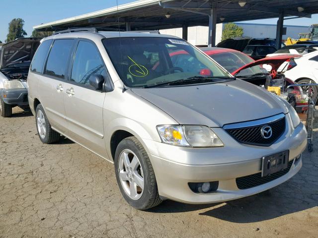 JM3LW28J820303977 - 2002 MAZDA MPV WAGON BEIGE photo 1