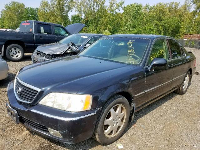 JH4KA96512C006287 - 2002 ACURA 3.5RL BLACK photo 2