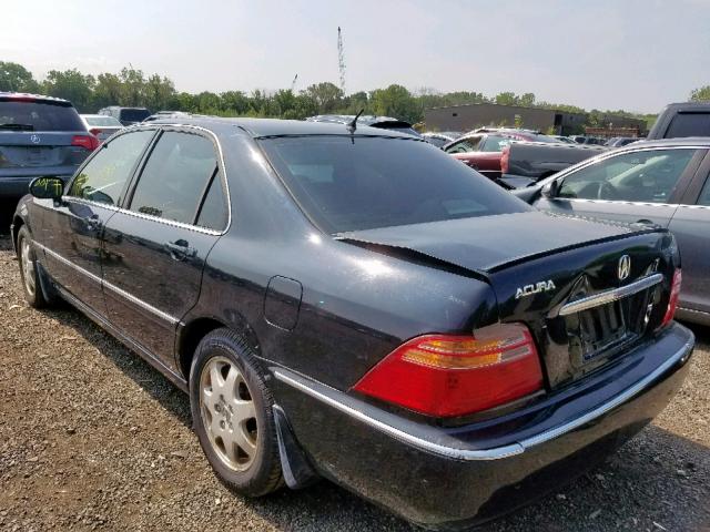 JH4KA96512C006287 - 2002 ACURA 3.5RL BLACK photo 3