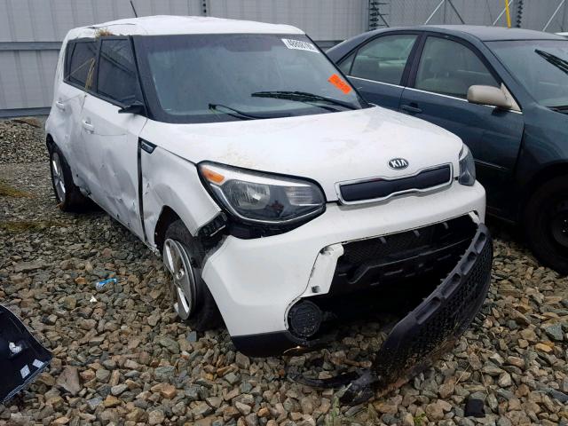 KNDJN2A27F7205137 - 2015 KIA SOUL WHITE photo 1