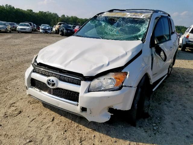 2T3YF4DV6BW066341 - 2011 TOYOTA RAV4 LIMIT WHITE photo 2