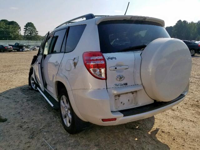 2T3YF4DV6BW066341 - 2011 TOYOTA RAV4 LIMIT WHITE photo 3