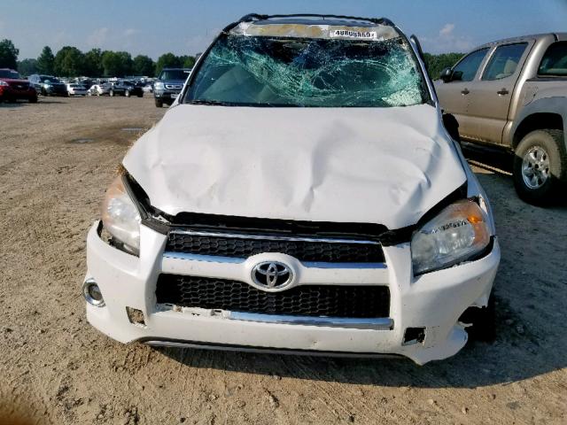 2T3YF4DV6BW066341 - 2011 TOYOTA RAV4 LIMIT WHITE photo 7