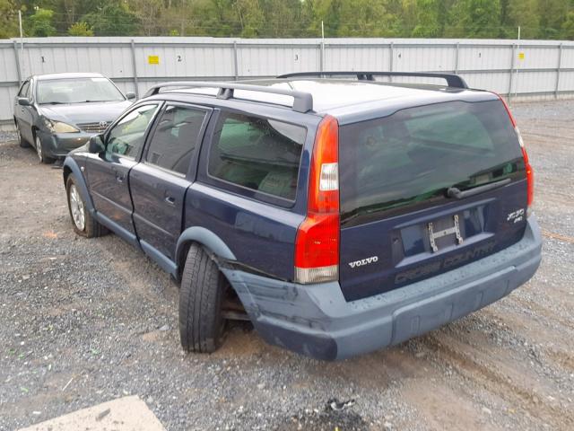 YV1SZ59H741160889 - 2004 VOLVO XC70 BLUE photo 3