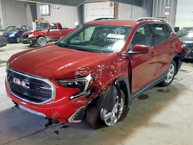 3GKALTEV2KL213530 - 2019 GMC TERRAIN SL RED photo 2