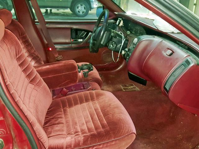 1G4NV55DXSC443074 - 1995 BUICK SKYLARK GR RED photo 5