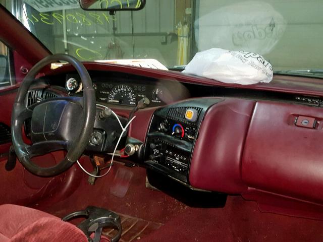 1G4NV55DXSC443074 - 1995 BUICK SKYLARK GR RED photo 9