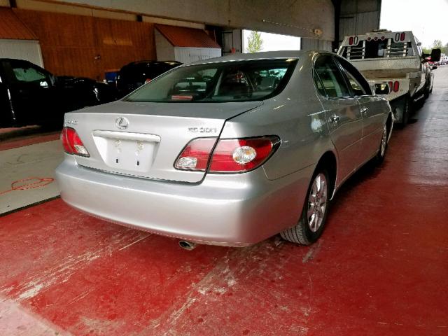 JTHBF30G436003814 - 2003 LEXUS ES 300 GRAY photo 4